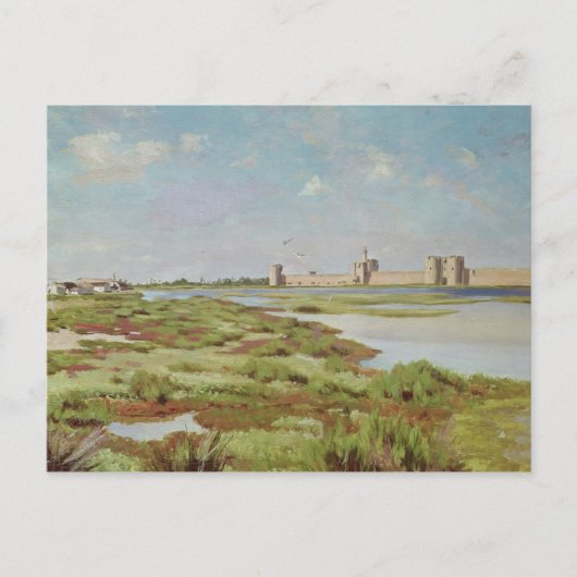 Die Stadtmauern von Aigues-Mortes, 1867 Postkarte (Vorderseite)