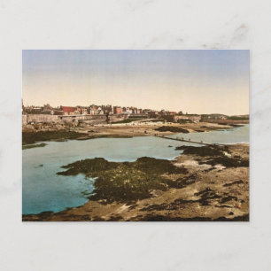 Die Stadtmauern von Grand Bey, St. Malo, Frankreic Postkarte