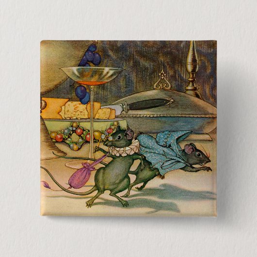 Die Stadtmaus und die Landesmäuse Button (Vorderseite)