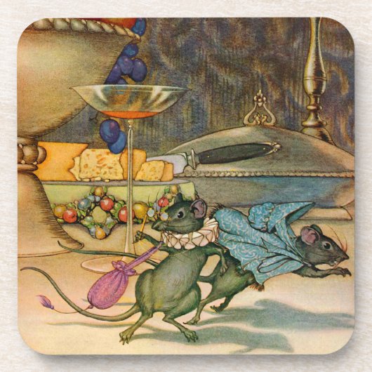 Die Stadtmaus und die Landesmäuse Untersetzer (Vorderseite)