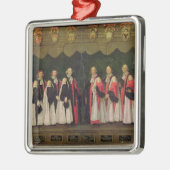 Die Stadträte von 1644-45 Silbernes Ornament (Links)