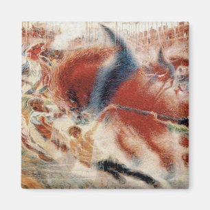 Die Stadtrundgänge (von Umberto Boccioni) Magnet