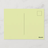Die Staffelei des Künstlers. Postkarte (Rückseite)