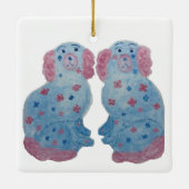 Die Staffordshire Hunde Keramikornament (Rückseite)