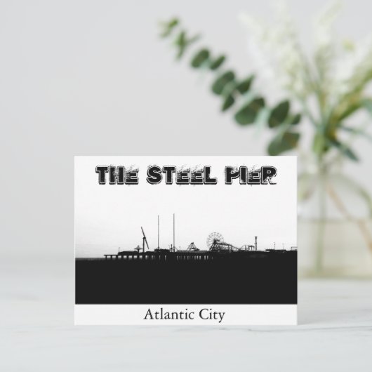 Die Stahlleitung Postkarte (Stehend Vorderseite)