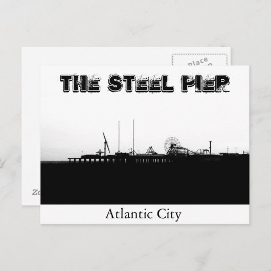 Die Stahlleitung Postkarte (Vorne/Hinten)