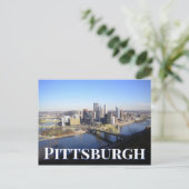Die Stahlstadt | Pittsburgh, PA Postkarte (Stehend Vorderseite)