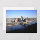 Die Stahlstadt | Pittsburgh, PA Postkarte (Vorne/Hinten)