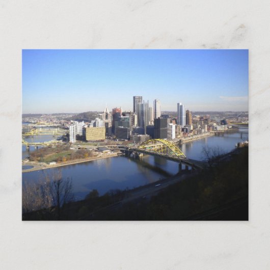 Die Stahlstadt | Pittsburgh, PA Postkarte (Vorderseite)