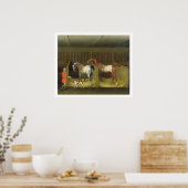Die Ställe und zwei berühmte Running Pferde gehöre Poster (Küche)