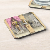 Die Ställe von Caligulas Pferd, Incitata, c.1800- Getränkeuntersetzer (Linke Seite)