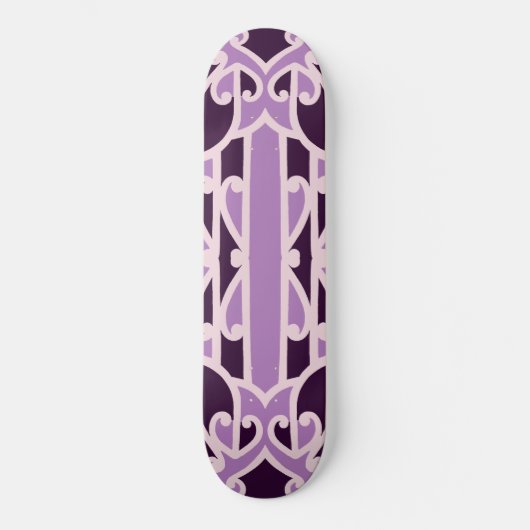Die Stämme Lila Skateboard (Vorderseite)