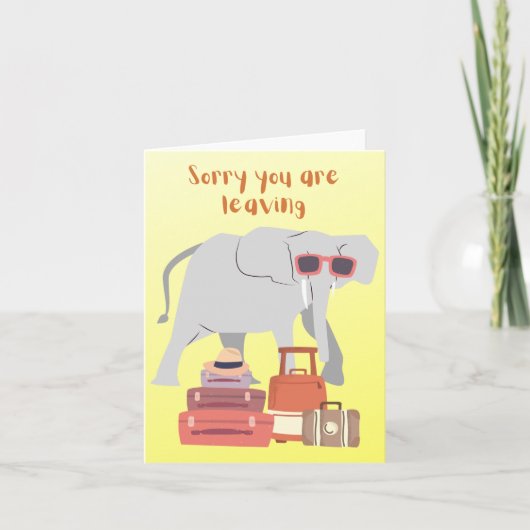 Die Stämme sind gepackt und bereit zu gehen! Karte (Vorderseite)