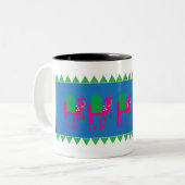 Die Stammes- kulturelle Kamel-Tasse Zweifarbige Tasse (Vorderseite Links)