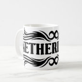 Die Stammes- Niederlande Kaffeetasse (Vorderseite Links)