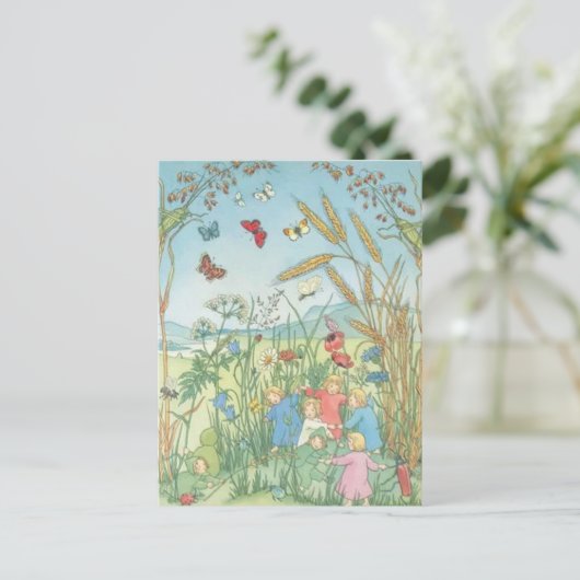 Die Stammkinder Sibylle von Olfers Postkarte (Stehend Vorderseite)