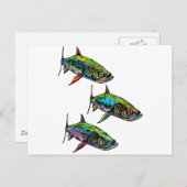 DIE STÄNDIGE SCHULE POSTKARTE (Vorne/Hinten)