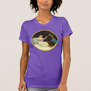 Die Stange des Papageien T-Shirt