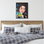 Die Star Crossed Lover Malerei von Alfred Fox Leinwanddruck (Insitu (Schlafzimmer))