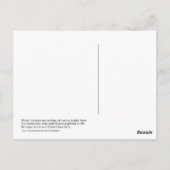 Die Star-Postkarte Postkarte (Rückseite)