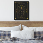 Die Star Tarot Card Art, Celestie Leinwanddruck (Insitu (Schlafzimmer))
