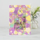 Die Star-Tarot-Party Einladung (Stehend Vorderseite)