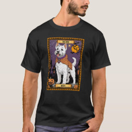 Die Star Westie Halloween Tarot Card T-Shirt