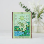 Die Star XVII Tarot-Karte Hauptarcana Postkarte (Stehend Vorderseite)