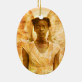 Die Stärke der Engel Keramik Ornament (Hinten)