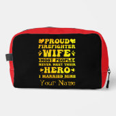 Die Stärke der Feuerwehrfamilien würdigen Waschbeutel (Vorderseite)