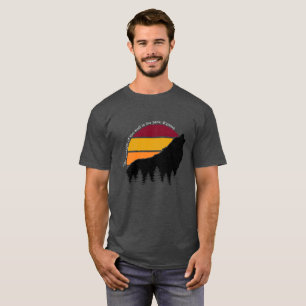 Die Stärke des Wolfs ist das Pack Retro T-Shirt