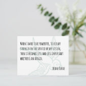 Die Stärke einer Frau - Audre Lorde zitierte Postk Postkarte (Stehend Vorderseite)