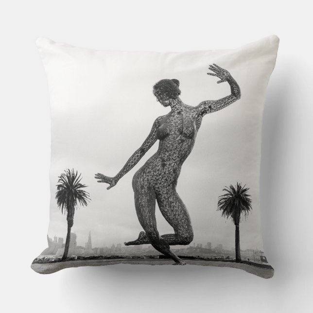 Die Stärke einer Frau Kissen (Vorderseite)