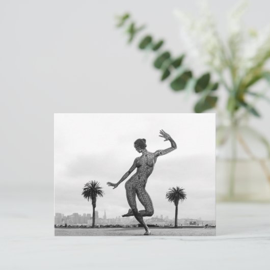 Die Stärke einer Frau Postkarte (Stehend Vorderseite)