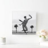 Die Stärke einer Frau Quadratische Wanduhr (Zuhause)