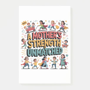 Die Stärke einer Mutter ist unvergleichlich Post-it Klebezettel