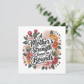 Die Stärke einer Mutter kennt keine Grenzen (Stehend Vorderseite)