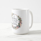 Die Stärke einer Mutter überwindet alle Ängste Kaffeetasse (VorderseiteRechts)