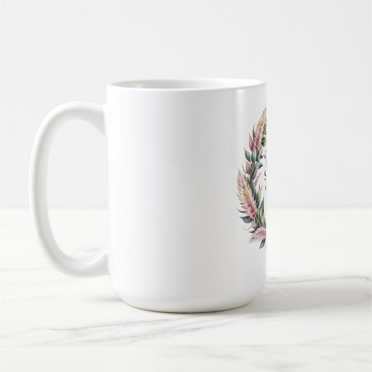 Die Stärke einer Mutter überwindet alle Ängste Kaffeetasse (Links)