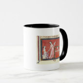 Die starke Frau des Schrifts-Spinnens Tasse (VorderseiteRechts)