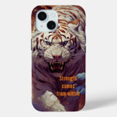 Die Stärke kommt von innen Case-Mate iPhone Hülle (Rückseite)