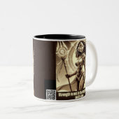 Die Stärke liegt nicht im Körper FMUG-BHM2025 Zweifarbige Tasse (VorderseiteRechts)