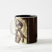 Die Stärke liegt nicht im Körper FMUG-BHM2025 Zweifarbige Tasse (Vorderseite Links)