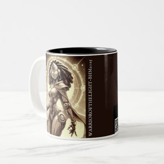 Die Stärke liegt nicht im Körper FMUG-BHM2025 Zweifarbige Tasse (Vorderseite Links)