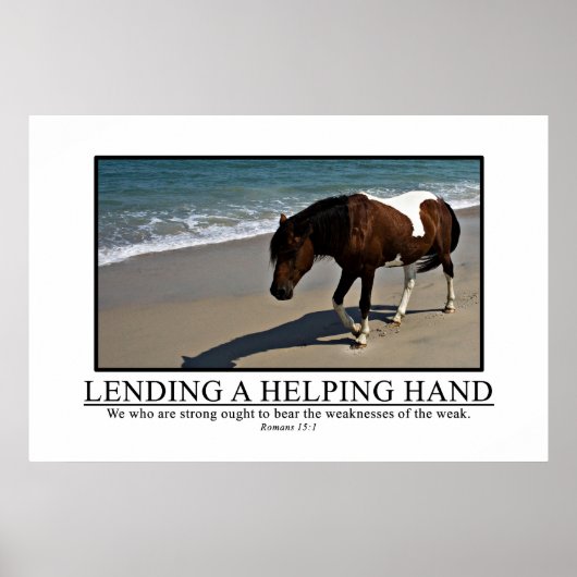 Die Starken sollten den Schwachen helfen Poster (Vorne)