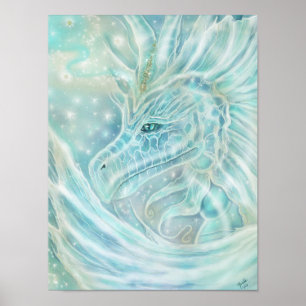 Die "Starlight"-Drachenfantasie von Renee Lavoie Poster