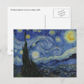 Die Starry Night Postcard Postkarte (Vorne/Hinten)
