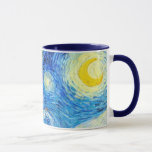 Die Starry Night Van Gogh trinkt Tasse<br><div class="desc">Tauchen Sie ein in die ätherisch blauen Schläge von Vincent van Gogh's "The Starry Night", während Sie in dieser "Starry Night Tasse" Ihre Tasse Morgenkaffee, Ihren Nachmittagstee oder Ihre Nachtzeit mit heißer Schokolade genießen. Dieses elegante Impressionist trinken Tasse Glitzern mit Klasse und unermüdliche Schönheit. Der bekannte holländische Impressionist Vincent Van...</div>