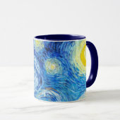 Die Starry Night Van Gogh trinkt Tasse (VorderseiteRechts)