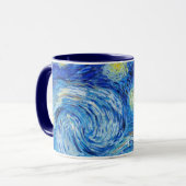 Die Starry Night Van Gogh trinkt Tasse (Vorderseite Links)